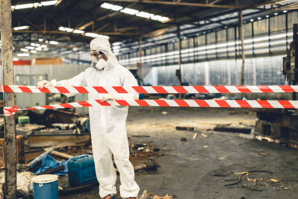 Professional Hoarding Cleanup technician working in Smyrna, NC